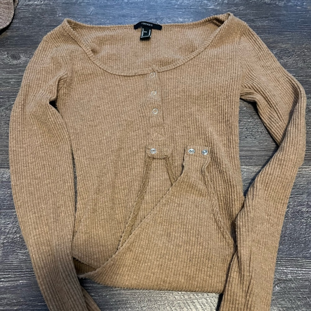 Brown bodysuit | medium